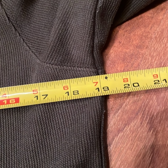 EUC Christopher & Banks olive green for zip cardigan - Picture 10 of 14